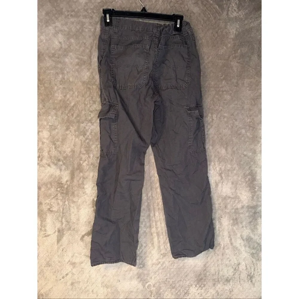 Wrangler Boys 16R Flannel Lined Cargo Pants Hiking Outdoors Camping #769